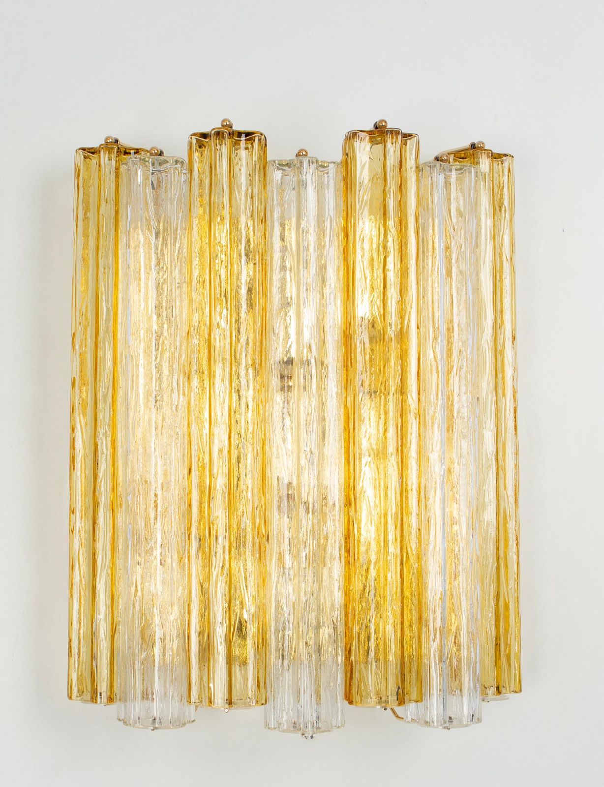 Pair Of Stunning Large Kalmar Sconces Tronchi Wall Lights Kalmar, Austria, 1970s photo Lighting