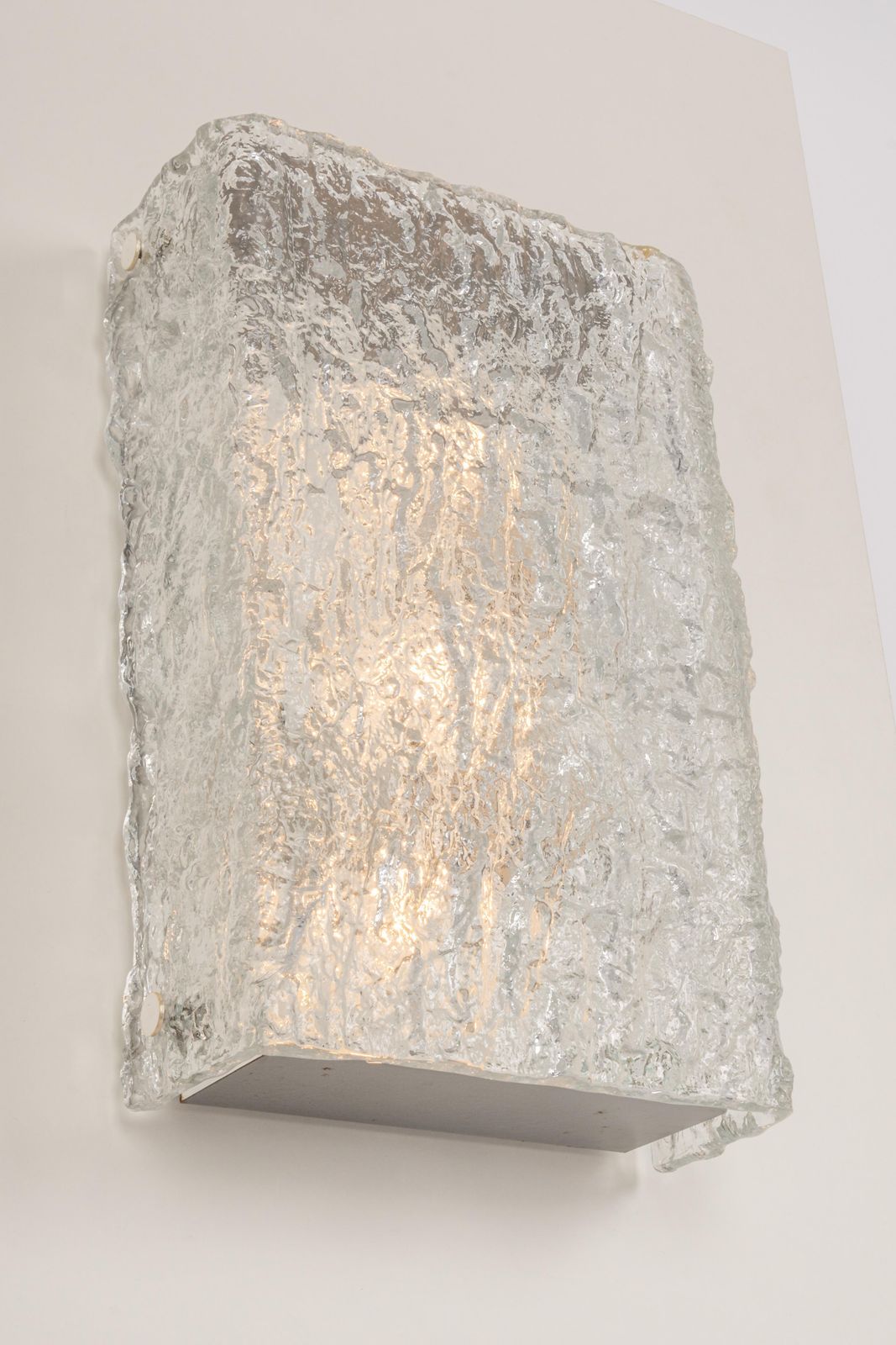 1238.0 1 Of 3 Sets / Pair Of Murano Glass Sconces By Kaiser, Germany, 1970s photo