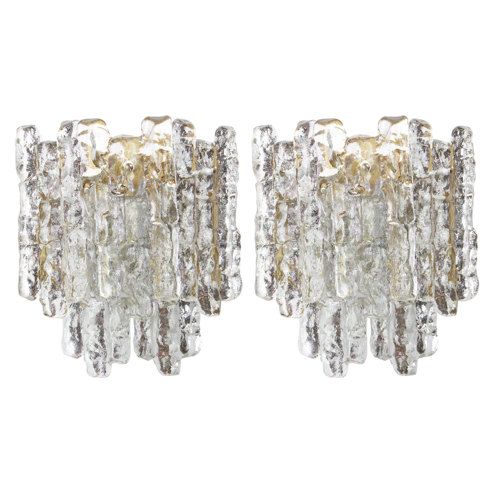 1 Of 3 Pairs Of Large Kalmar Sconces Wall Lights, Austria, 1960s