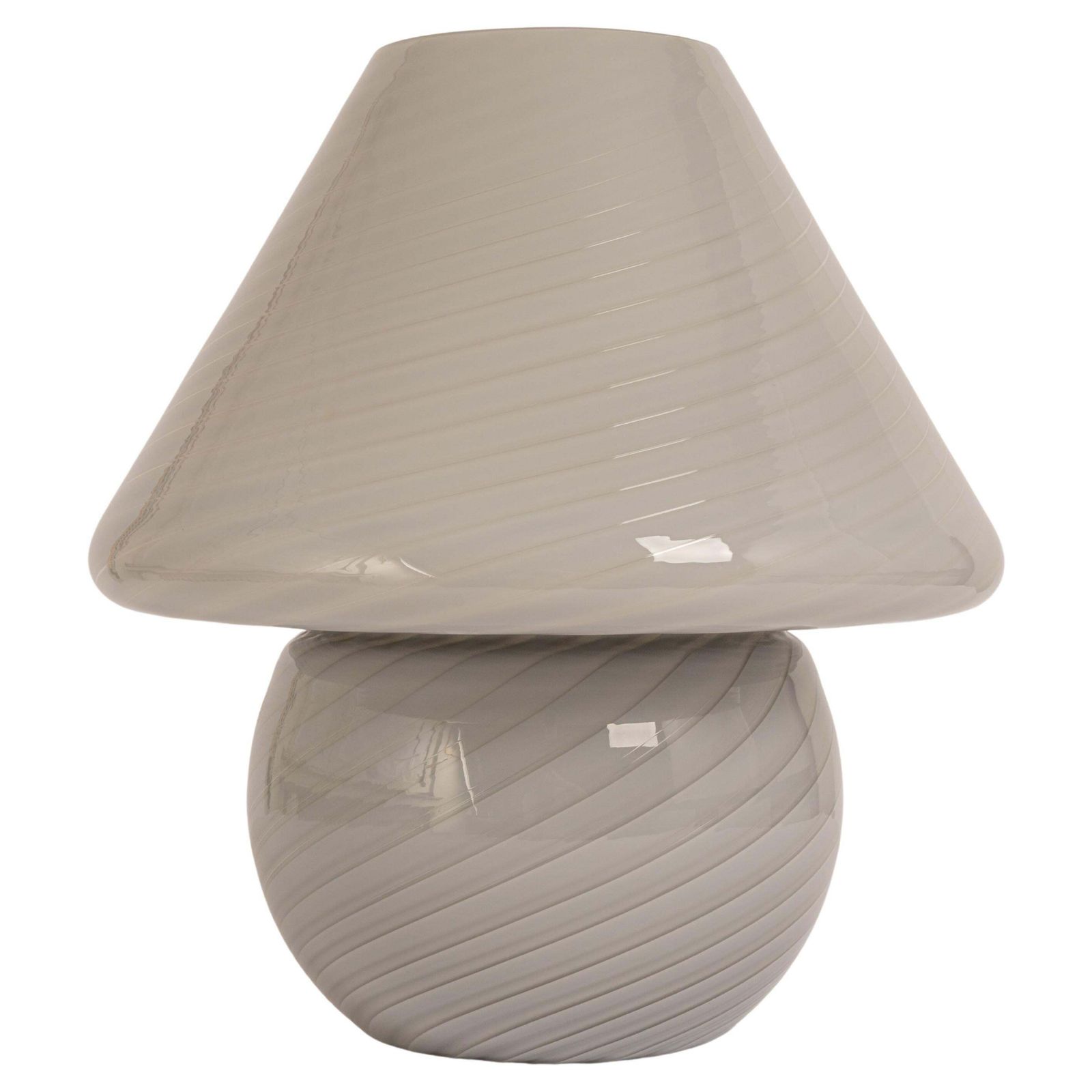 Wonderful Glass Mushroom Table Lamps By Peill & Putzler, Germany, 1970s