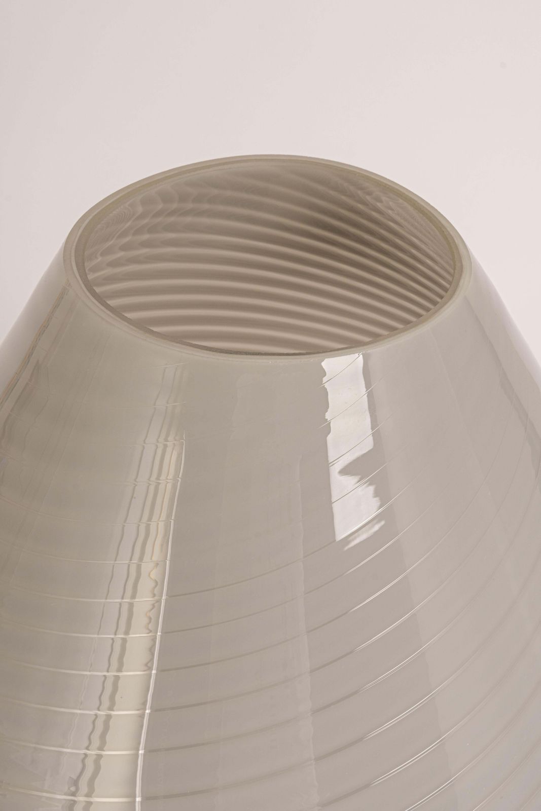 Wonderful Glass Mushroom Table Lamps By Peill & Putzler, Germany, 1970s photo Lighting