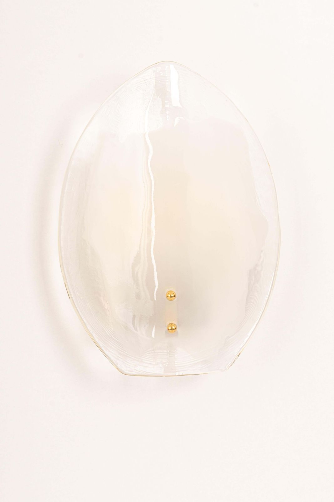 1 Of 2 Pairs Of Kalmar Brass & Murano Glass Sconces Wall Lights, Austria, 1970s photo buy