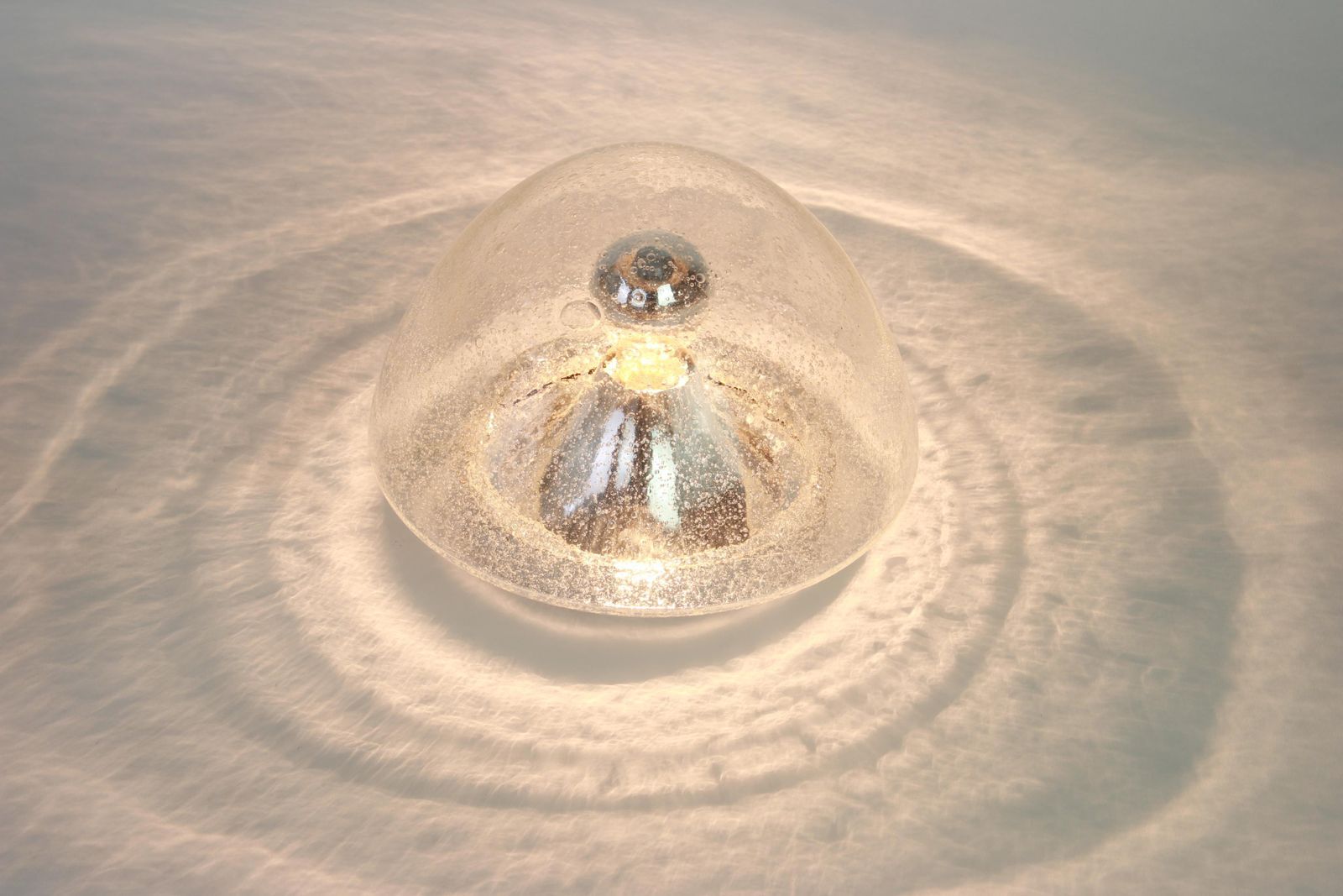 1 Of 2 Glass Space Age Ceiling Lights By Hoffmeister, Germany, 1960s photo 645.0