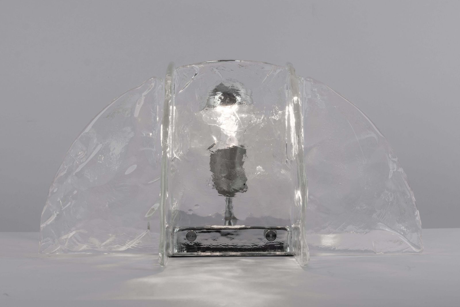 1 Of 2 Murano Glass Sconces Wall Lights By Kalmar, Austria, 1960s photo Lighting