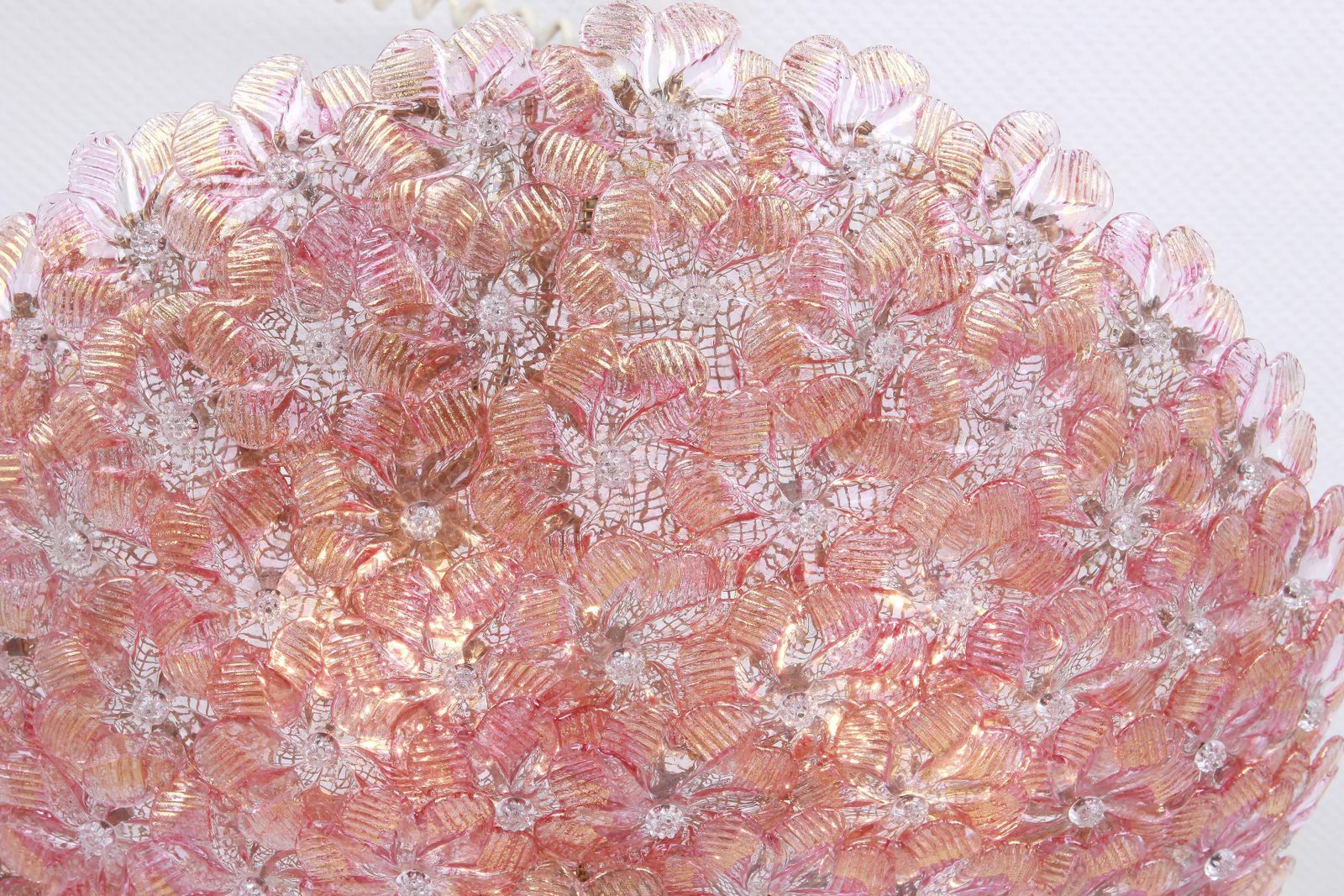 photo furniture 1 Of 2 Midcentury Murano Glass Ceiling Fixture By Barovier & Toso, Italy, 1960s