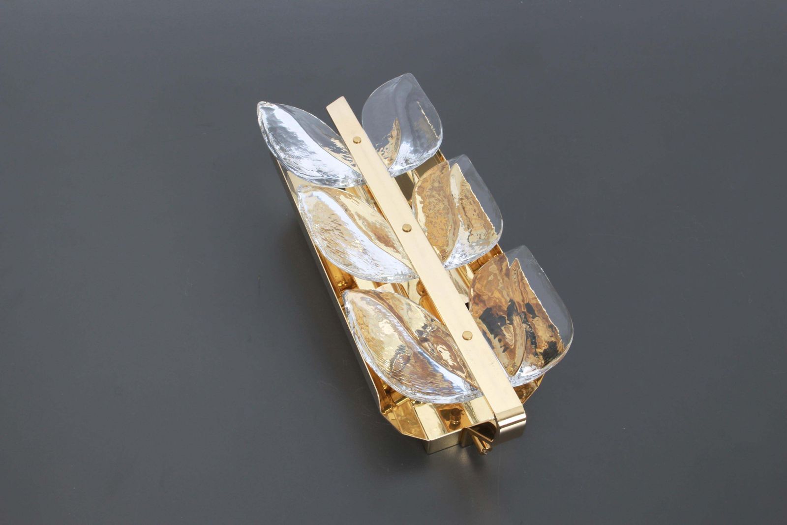 1 Of 2 Pairs Of Stunning Large Kalmar Murano Sconce Wall Light, Florida, 1960s photo vinterior