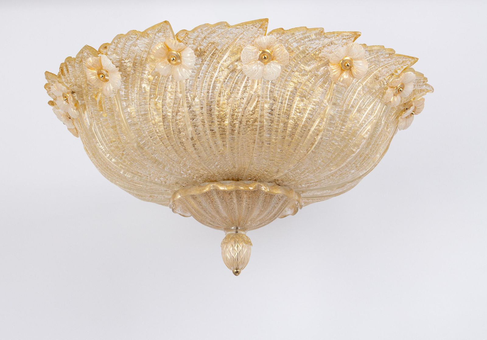 1 Of 2 Large Grand Hotel Murano Ceiling Fixture By Barovier & Toso, Italy, 1970s photo 10316.0