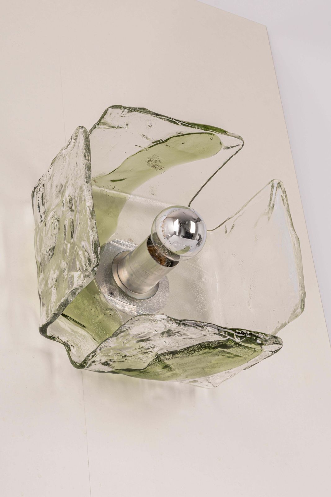 1 Of 15 Large Glass Wall Light Designed By Carlo Nason For Kalmar, 1960s photo 645.0