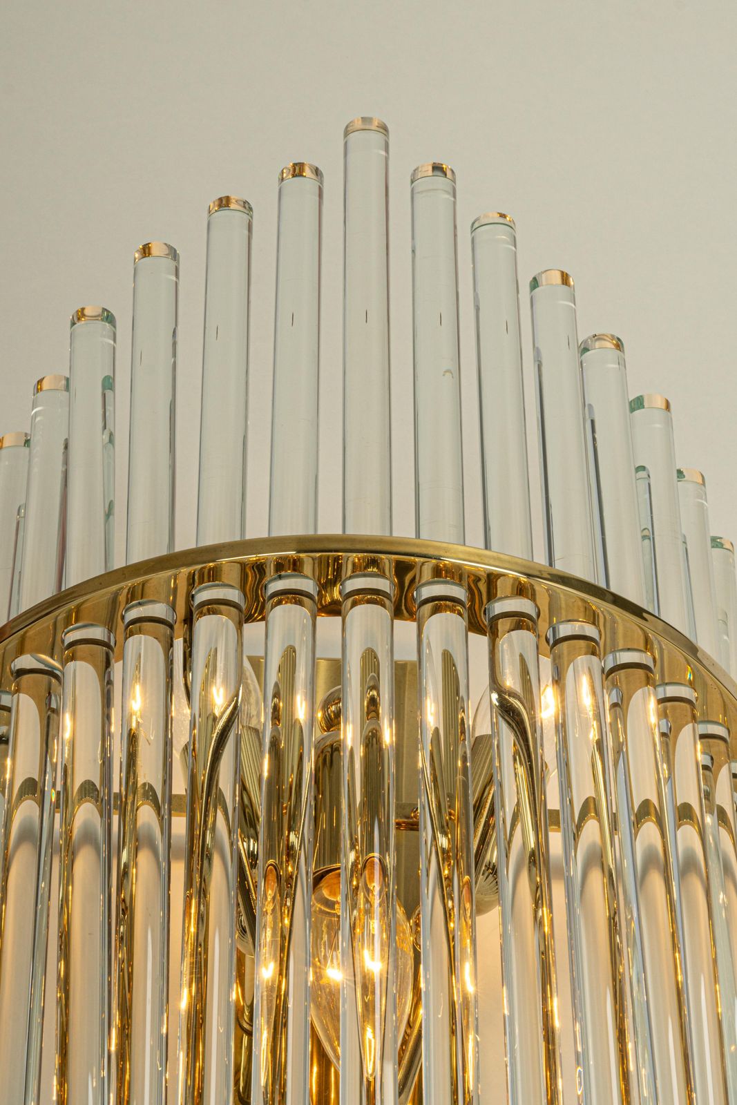 1 Of 3 Pairs Of Wonderful Crystal Rod Sconces By Christoph Palme, Germany, 1970s photo furniture