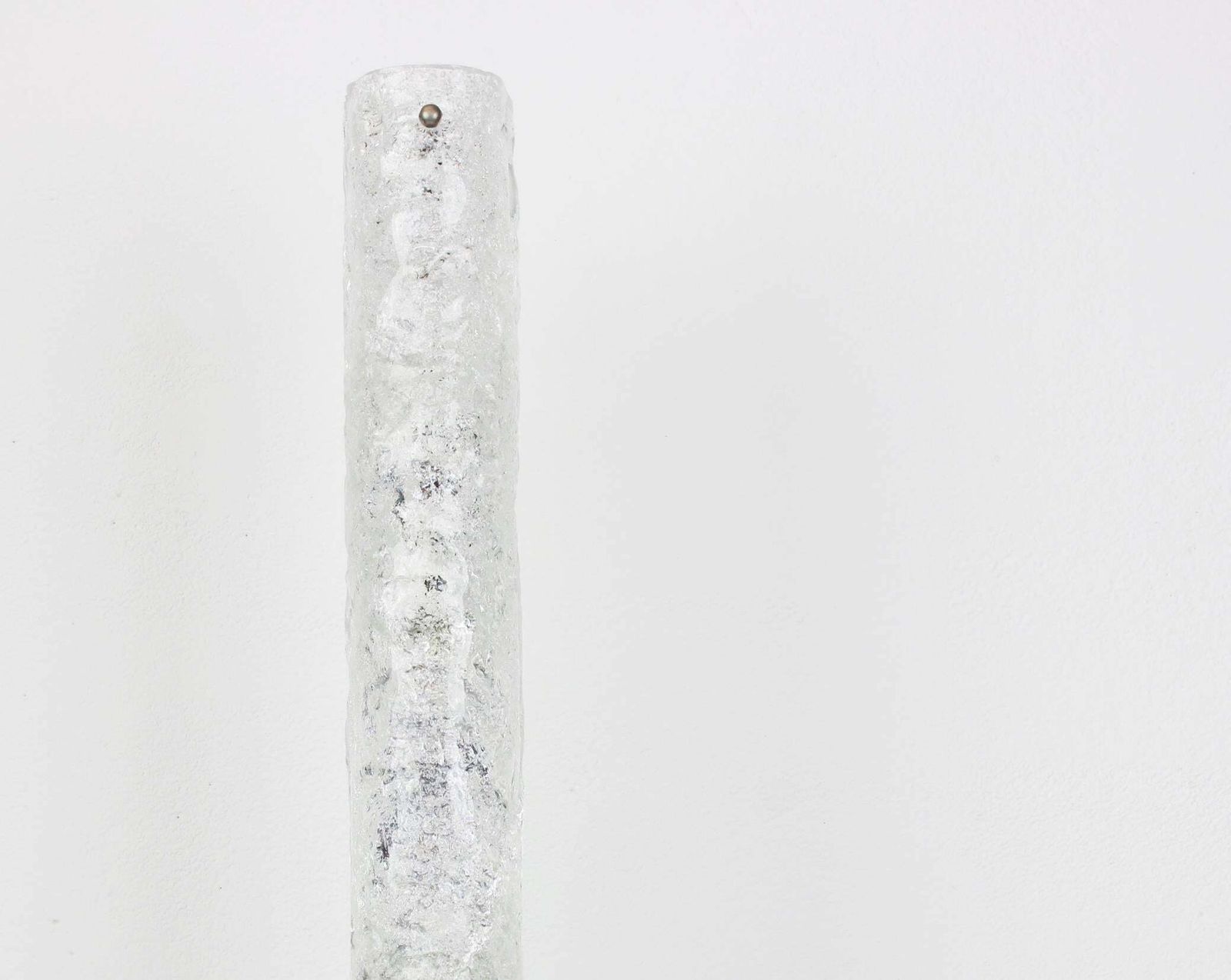 photo for sale 1 Of 4 Extra Large Murano Ice Glass Sconces Modernist Wall Fixtures, Germany
