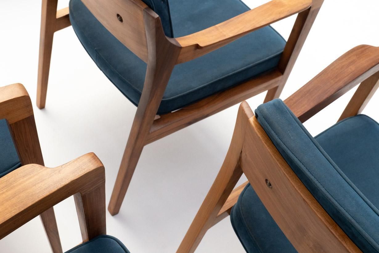 12895.0 Set Of Rare Armchairs By Jules Wabbes, Belgium 1960's photo