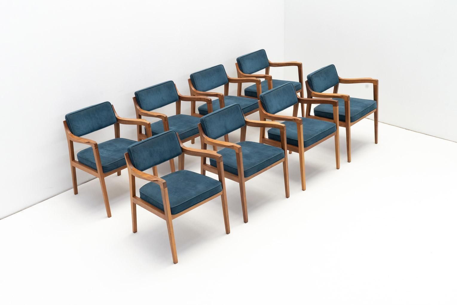 photo vintage Set Of Rare Armchairs By Jules Wabbes, Belgium 1960's