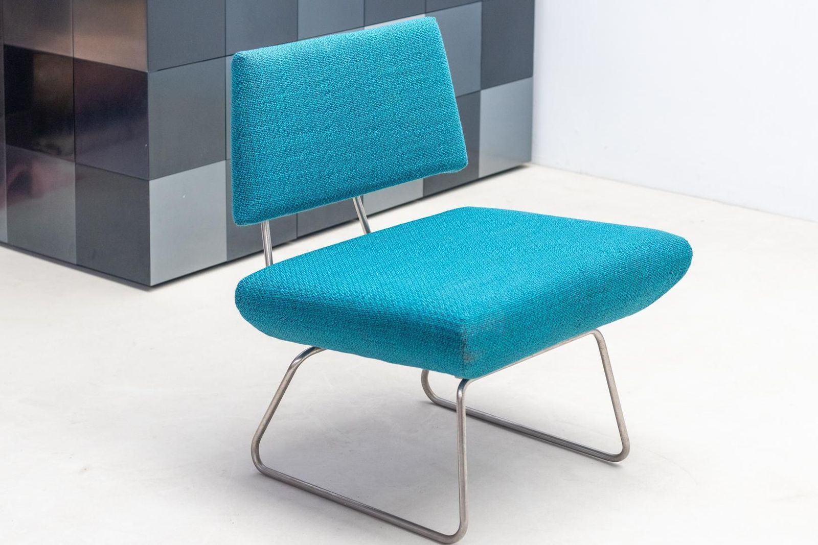 Pair Of Easy Lounge Chairs By George Coslin    1960s photo for sale
