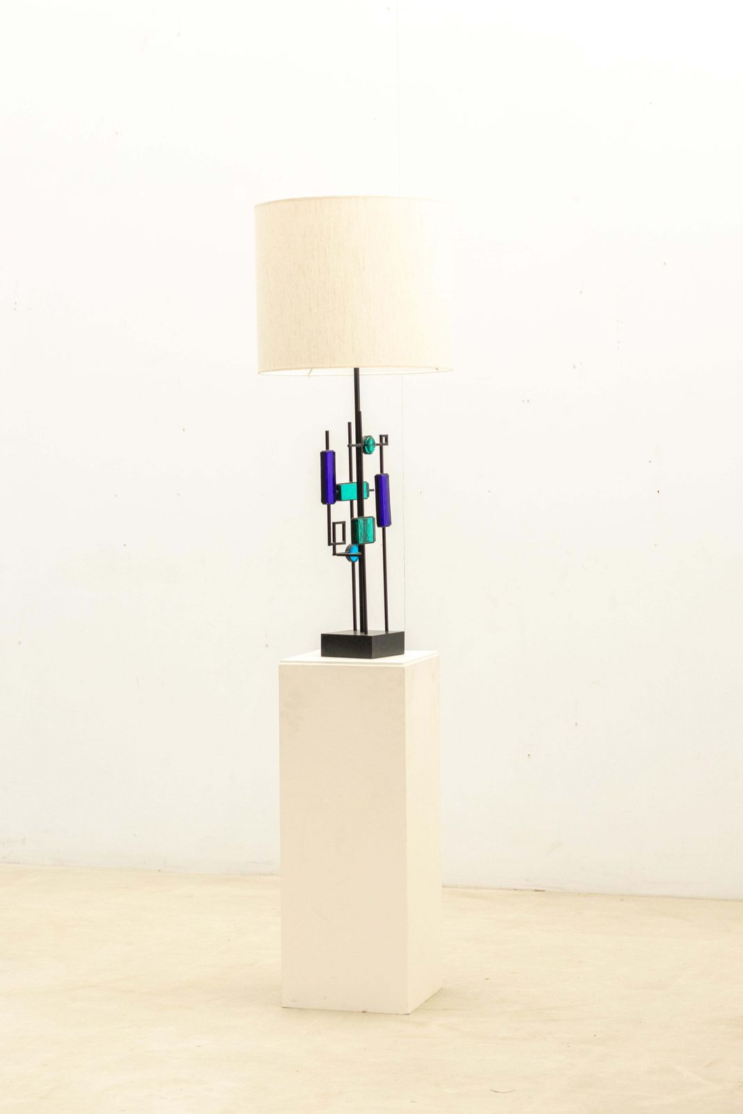 photo vintage Glass Table Lamp By Svend Aage Holm Sørensen For Holm Sørensen & Co, 1960s