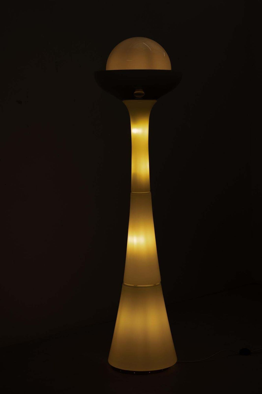 Blue And White Murano Glass Floor Lamp Attr. To Carlo Nason For Selenova, 1960s photo buy