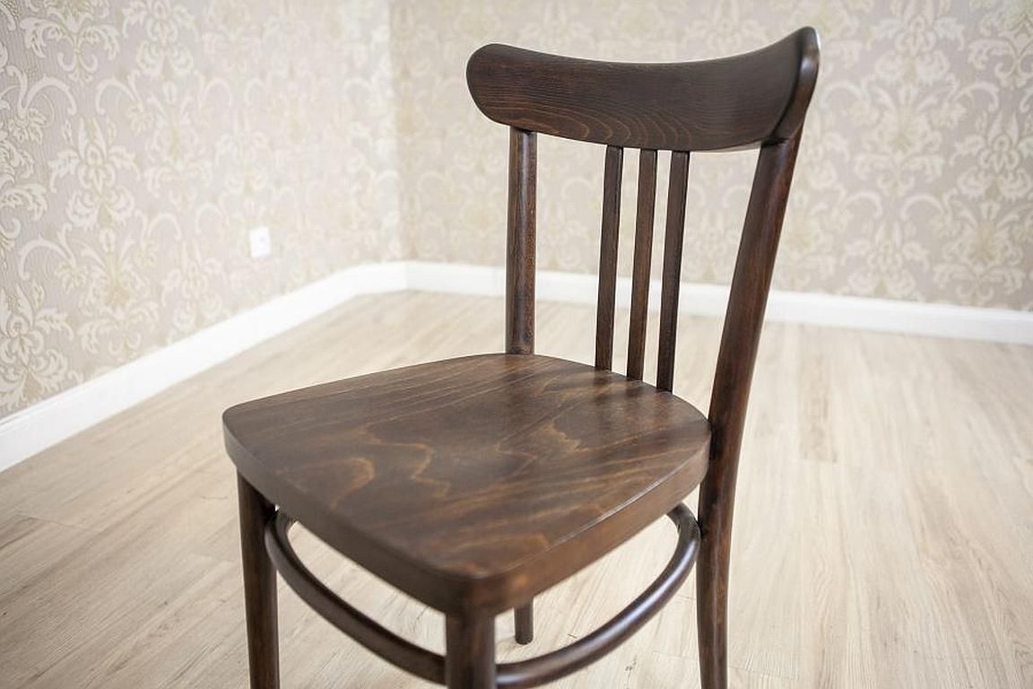 Two 20th Century Brown Beech Chairs In The Thonet Style photo buy