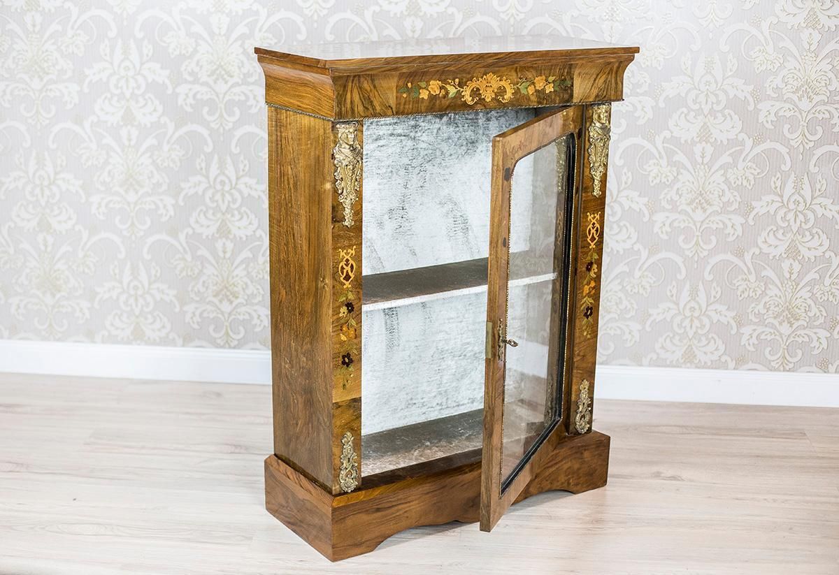Victorian Cabinet From The 19th Century Veneered With Walnut photo Furniture