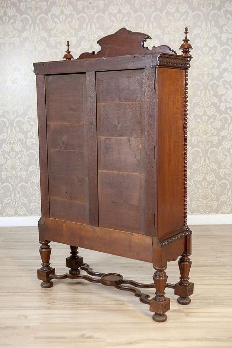 photo buy Renaissance Revival Walnut Cabinet Circa 1900 In Light Brown