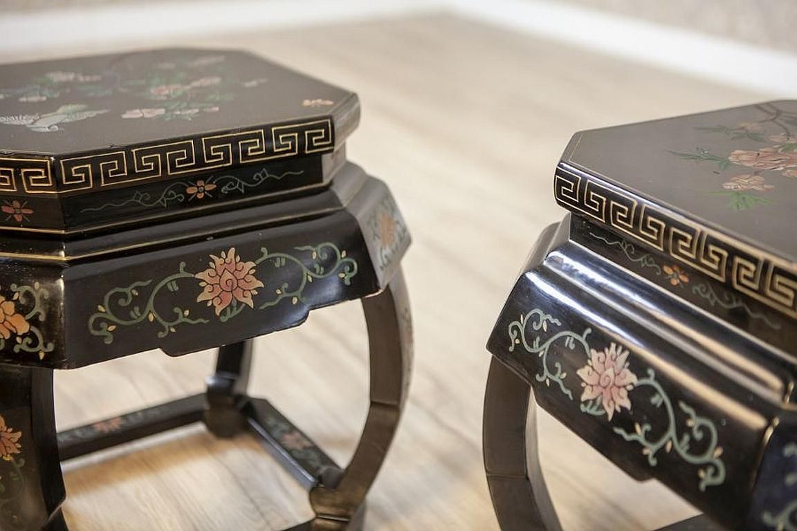 Pair Of Oriental Tables From The Early 20th Century photo vinterior