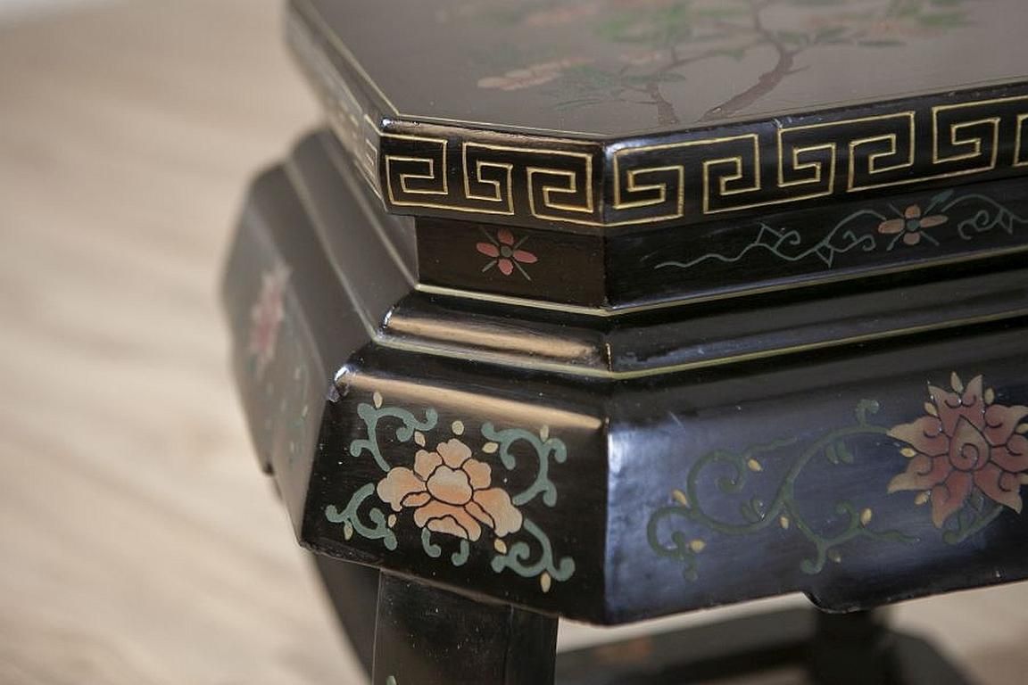 Furniture Pair Of Oriental Tables From The Early 20th Century photo