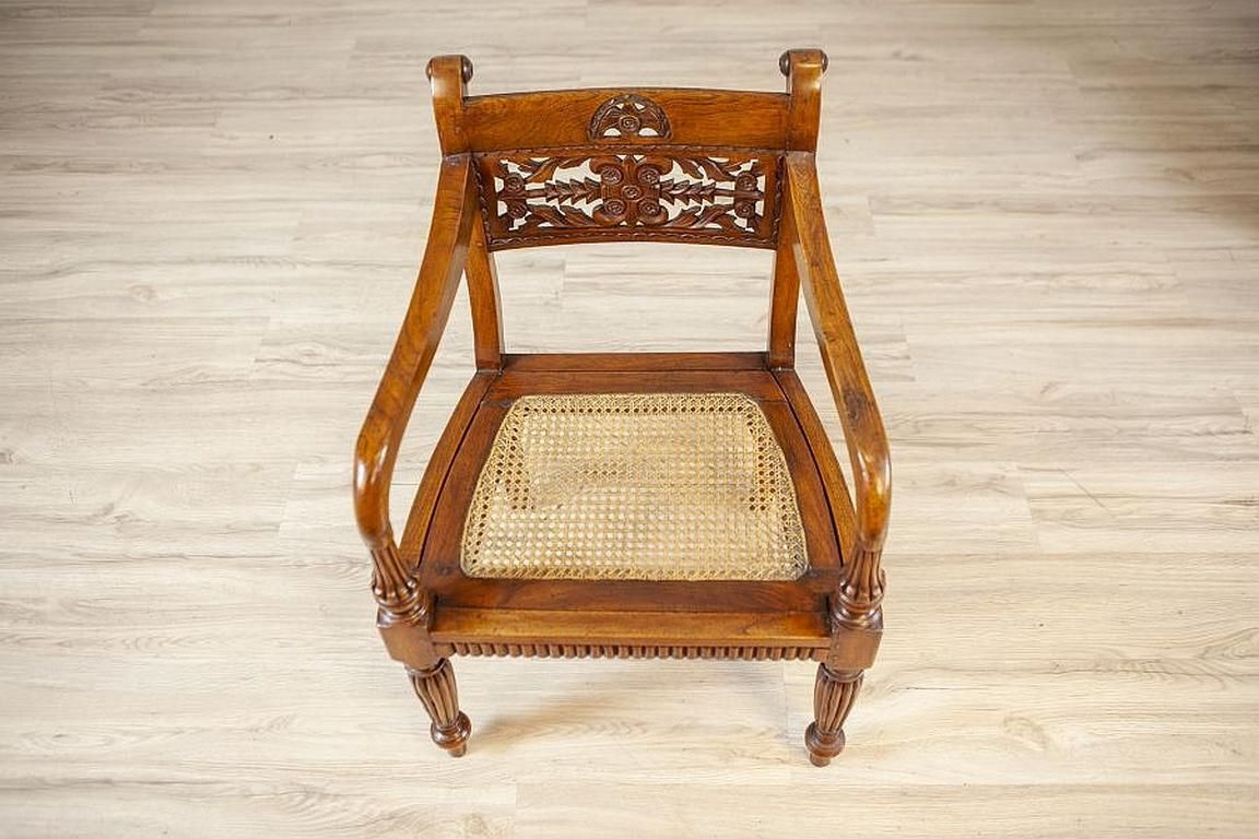 photo for sale 19th Century Rosewood Parlor Set With Carved Backrests