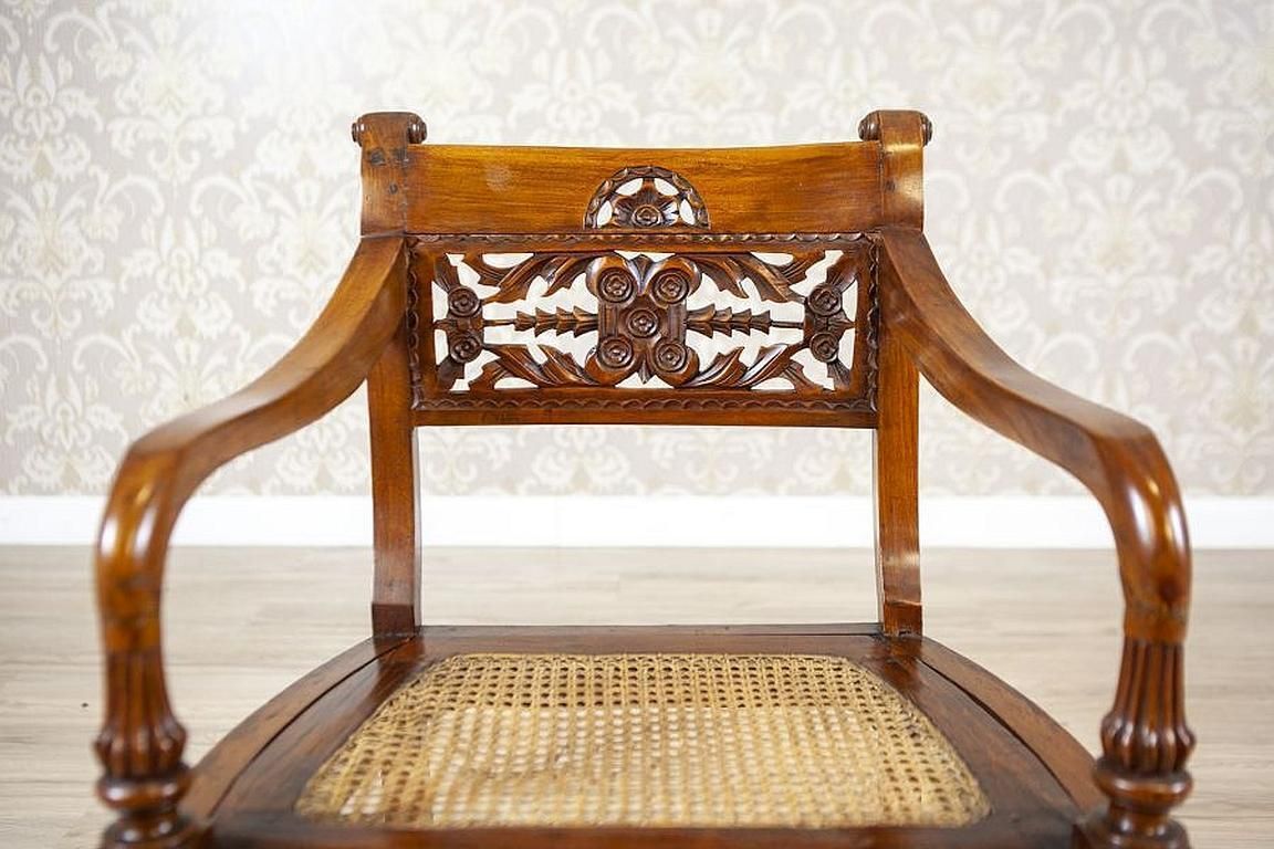 2106.0 19th Century Rosewood Parlor Set With Carved Backrests photo