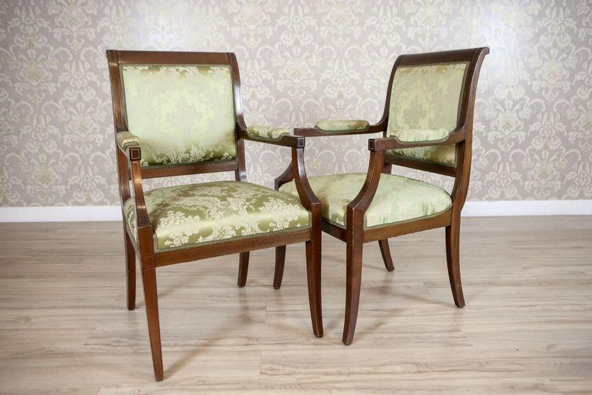 photo for sale Set Of Antique English Walnut Furniture From The Late 19th Century