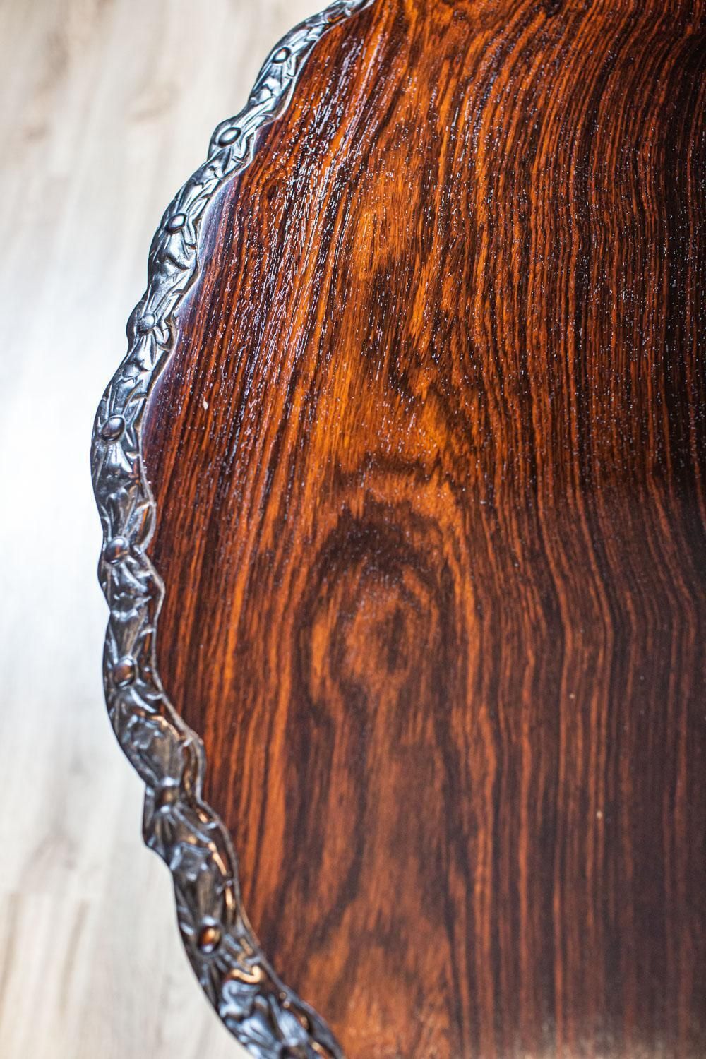 Decorative Rosewood Table From The Turn Of The 19th And 20th Centuries photo vinterior