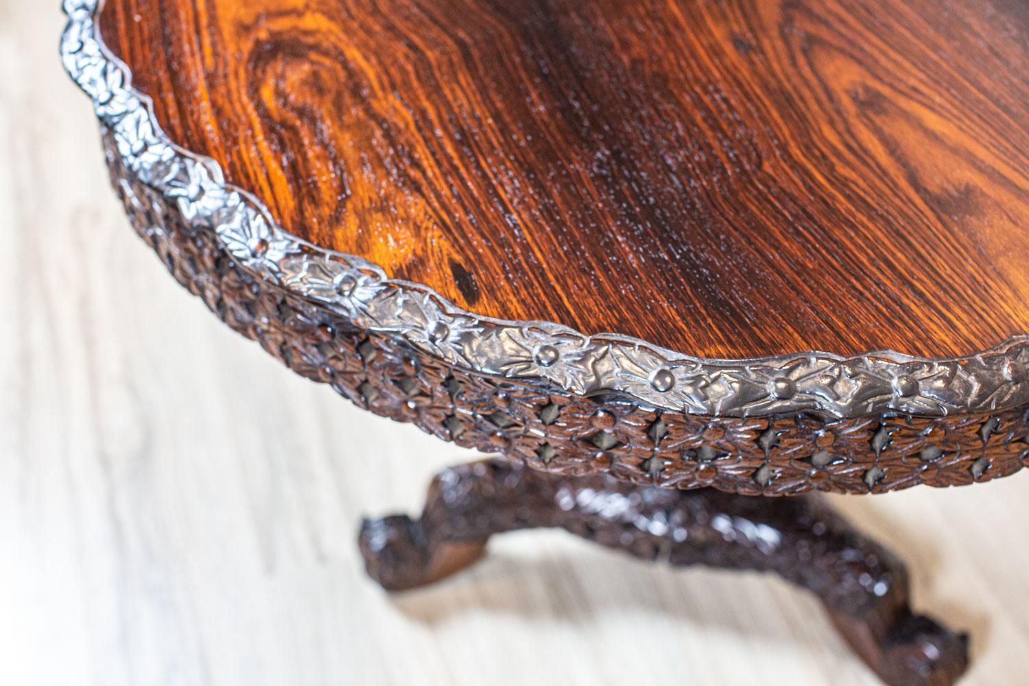 Decorative Rosewood Table From The Turn Of The 19th And 20th Centuries photo buy