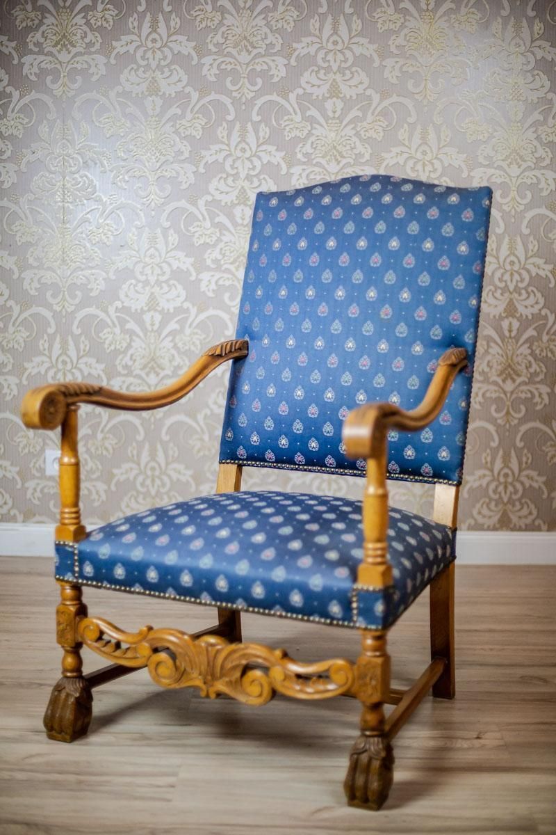Stylized, Carved Armchair Throne From The 1970s 1980s photo for sale