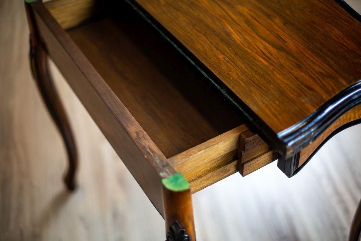 Louis Philippe Walnut Wood & Veneer Card Table From The 19th Century photo buy
