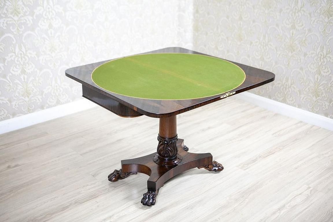 Fold Out Rosewood Card Table From The Turn Of The 19th And 20th Centuries photo buy