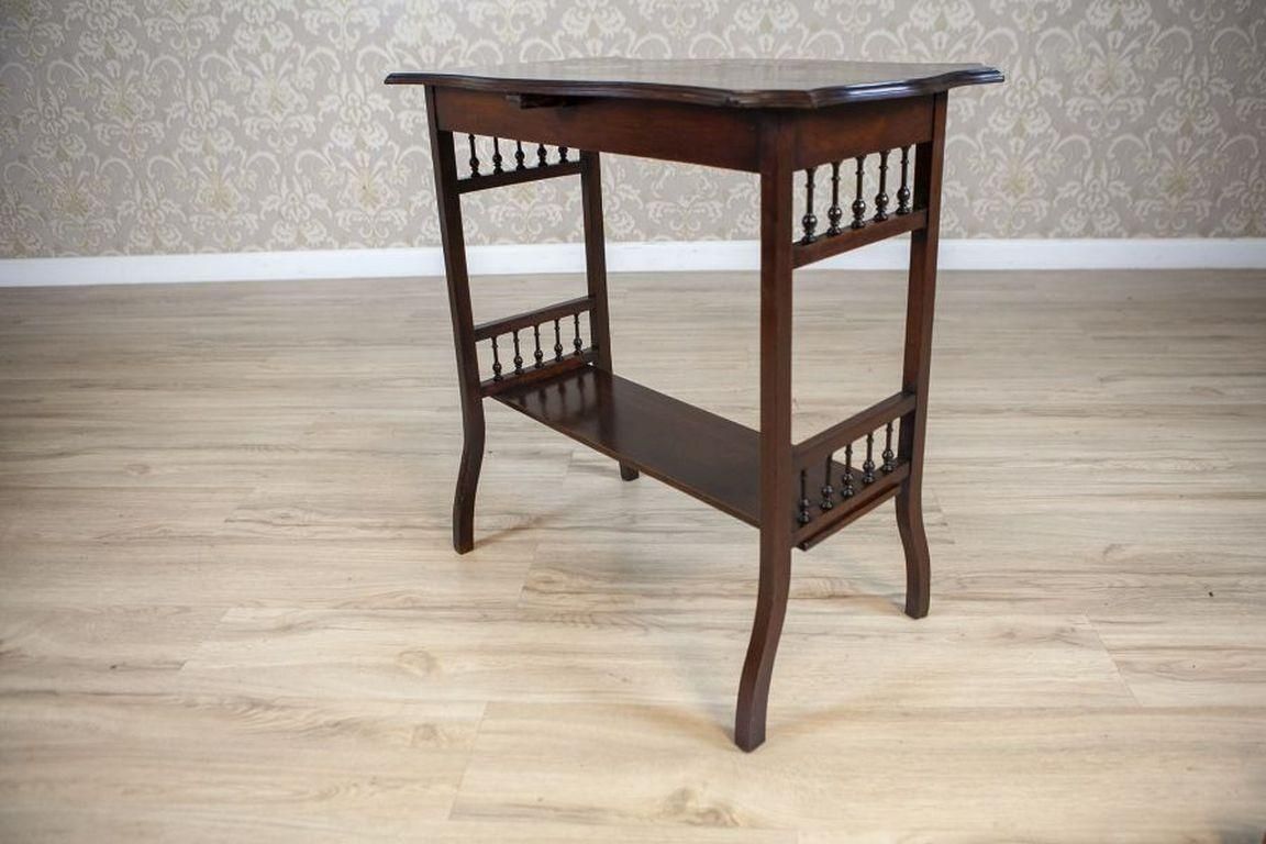 Rosewood Side Table From The Early 20th Century Finished In Shellac photo furniture