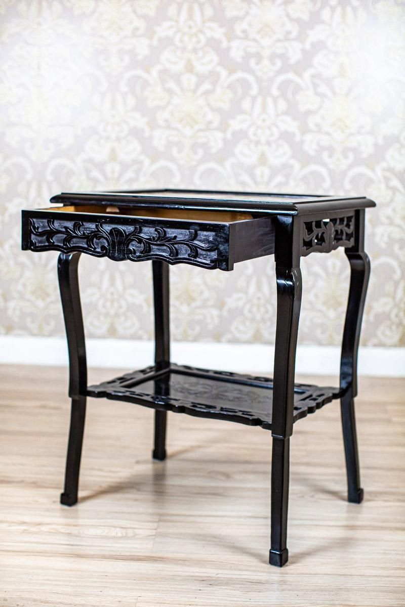 19th Century Side Table With Ceramic Top photo for sale