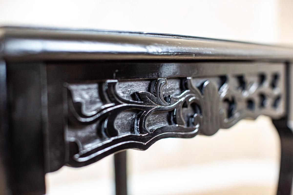 1504.0 19th Century Side Table With Ceramic Top photo