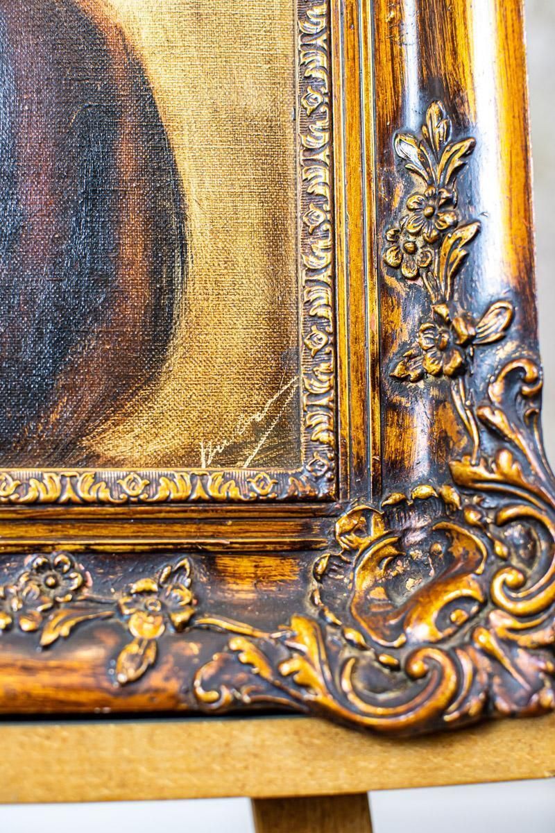20th Century Portrait Of Small Boy In Rococo Revival Frame photo Art