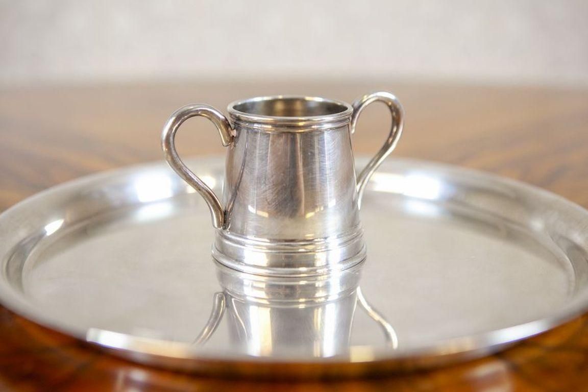 Silver Plated Sola Coffee Set From The Turn Of The Centuries With Tray photo vintage
