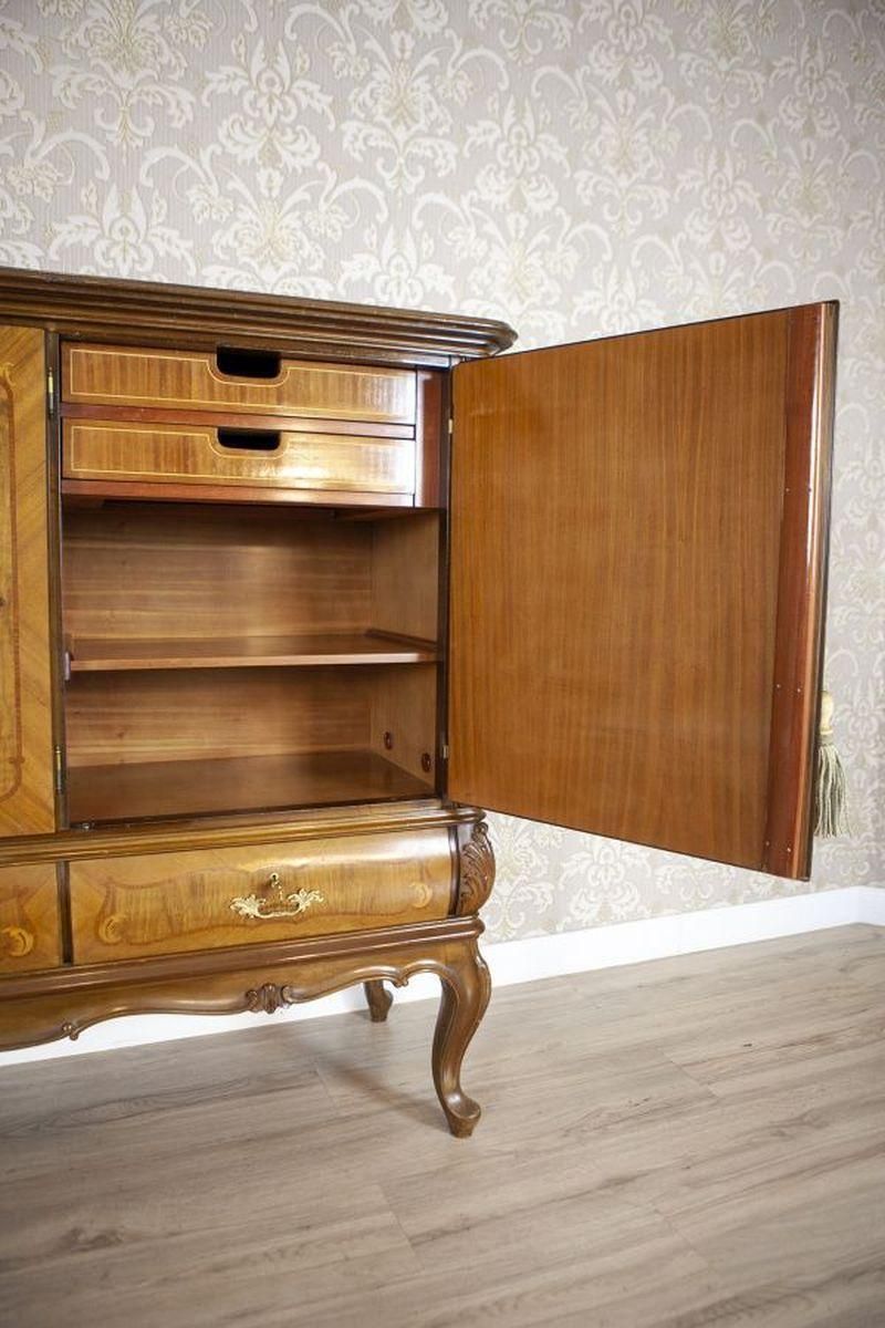 photo for sale Inlaid Walnut Living Room Cabinet From The Middle 20th Century