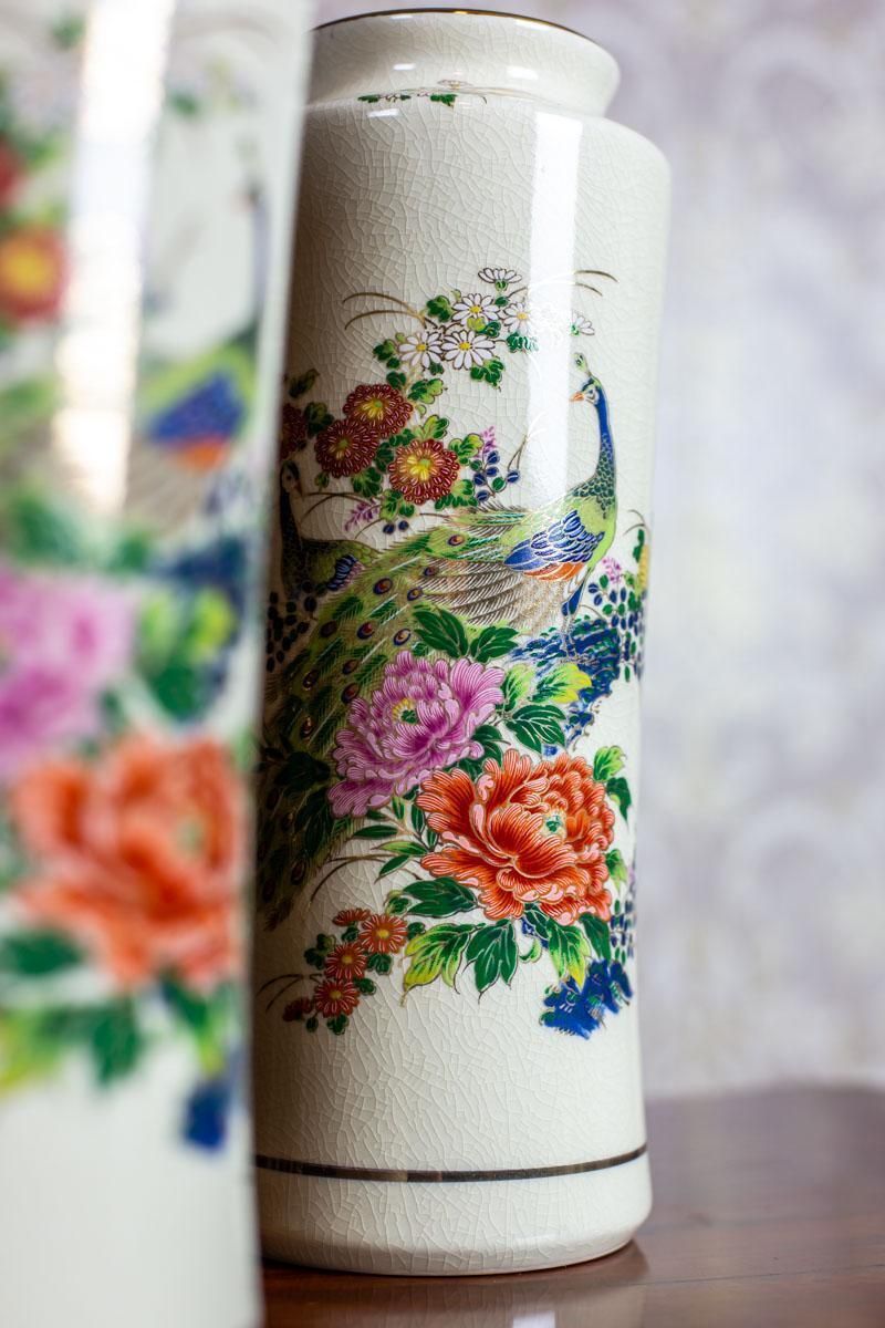 Pair Of Vases In The Satsuma Type, The Turn Of The 19th And 20th Centuries photo Home Decor