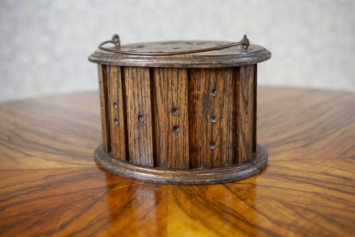 Antique Oak Foot Warmer From The Beginning Of 20th Century photo vinterior