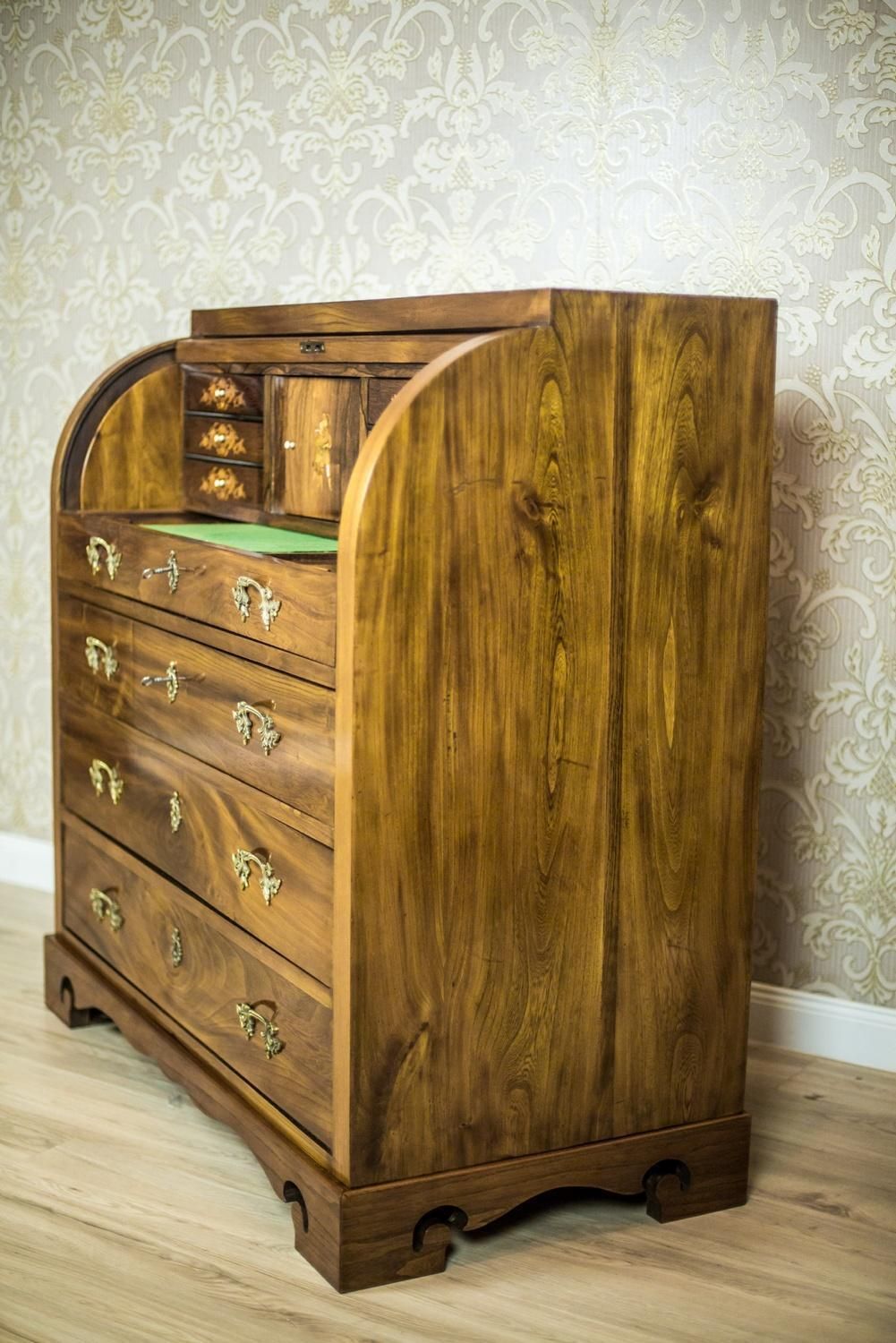 Elm Secretary Desk, Circa The 19th Century photo 2313.0