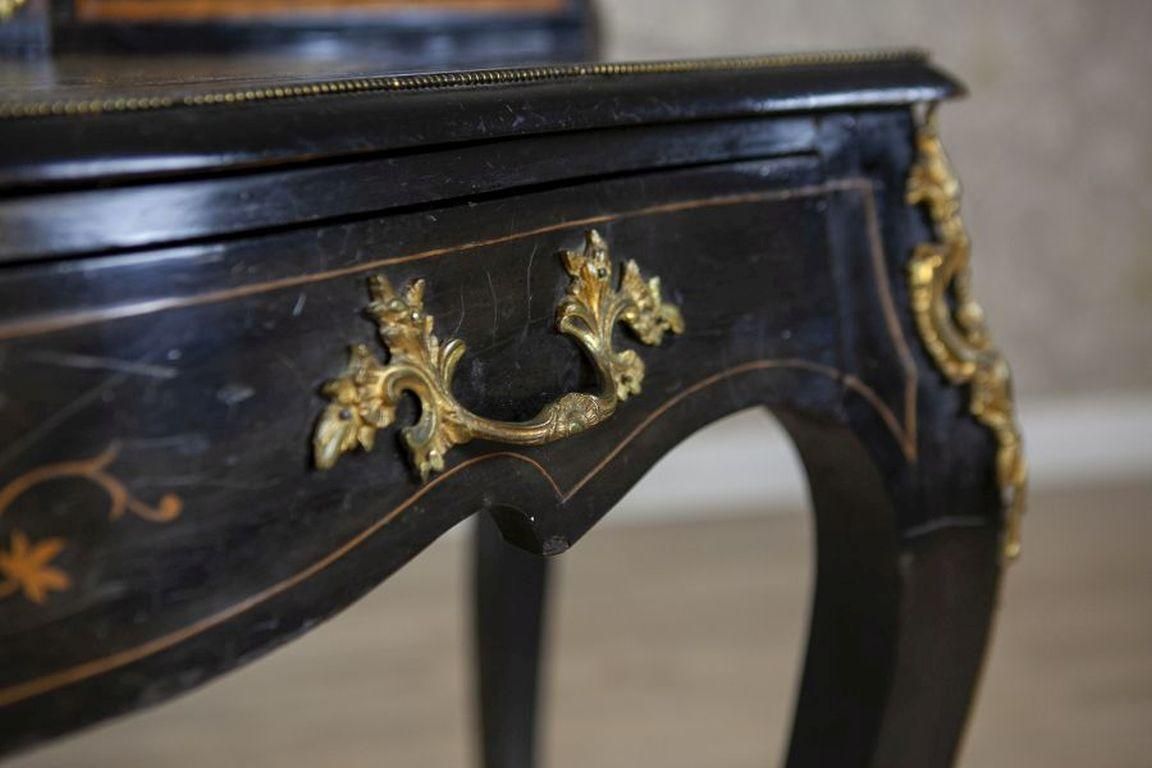 2950.0 20th Century Mahogany & Pine Wood Vennered With Mahogany Ladies' Secretary Desk photo