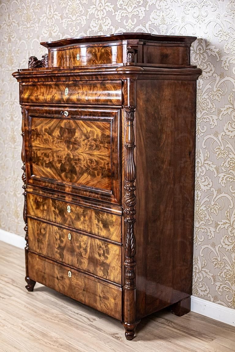 19th Century Louis Philippe Secretary Desk photo for sale