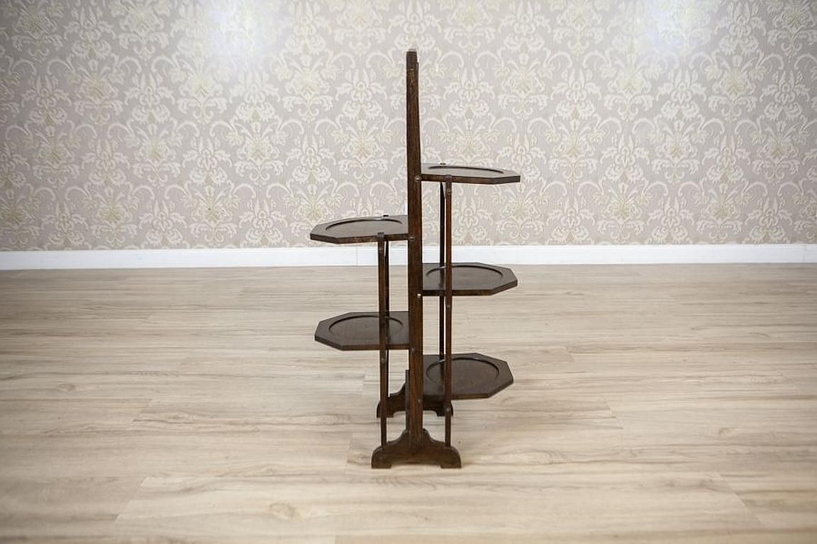 Oak Flower Stand From The Late 20th Century photo for sale