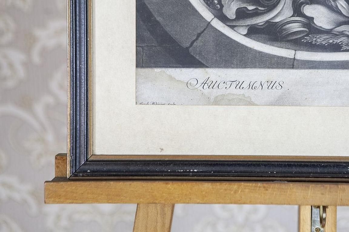 Art 18th Century Set Of Engravings Of Seasons Signed By M. E. And J. J. Ridinger photo