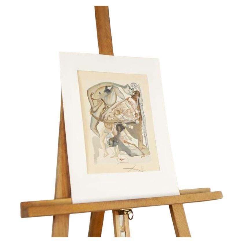 Salvador Dali Lithograph From The 20th Century   Signed In Pencil On Paper