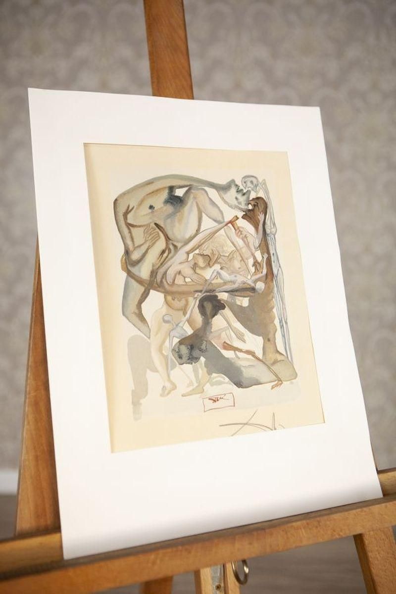 Salvador Dali Lithograph From The 20th Century   Signed In Pencil On Paper photo for sale
