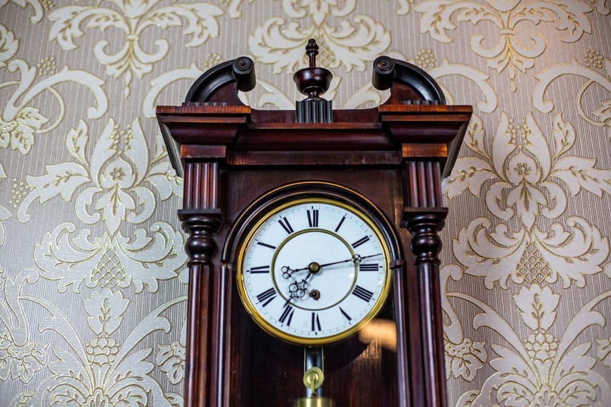 Wall Clock Circa 1870   Freiburg Manufactory photo Home Decor