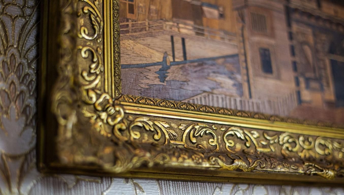 Picture Made Of Intarsias, The 1930s 1940s photo furniture