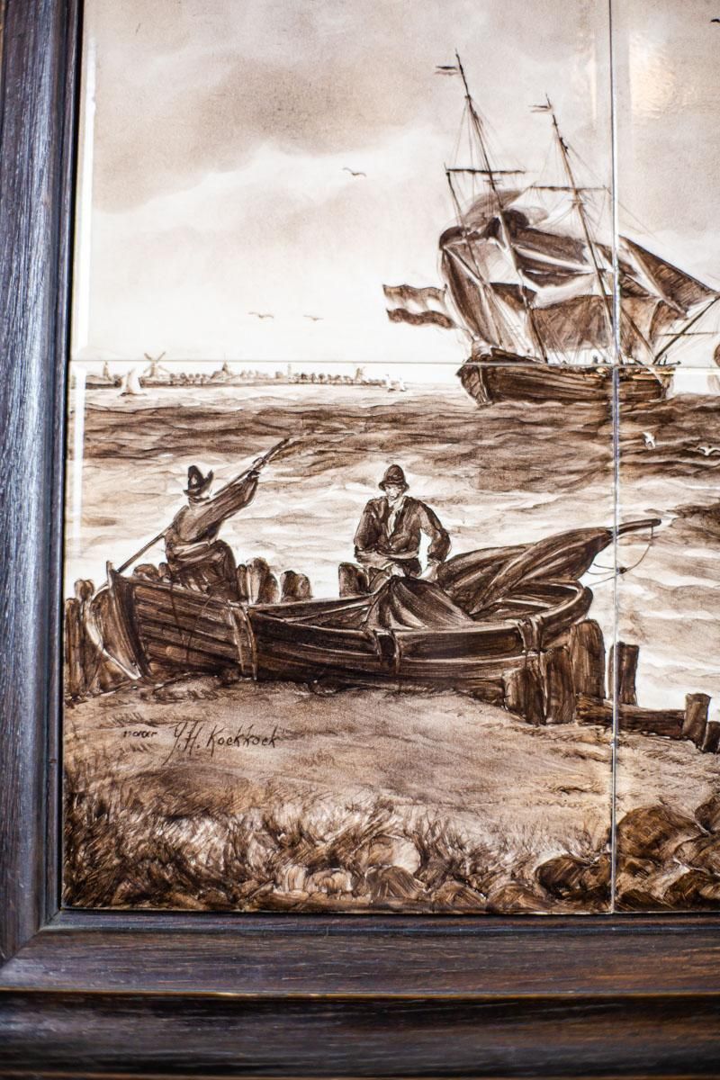 19th Century Illustration On Ceramic Tiles photo 890.0